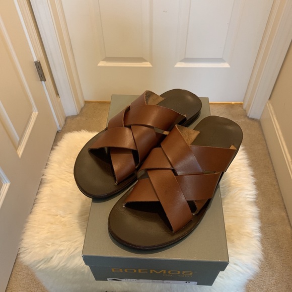 pure leather sandals